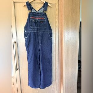 Dickies Bib Overall Men's Medium Regular Blue Work Utility Farm Denim
